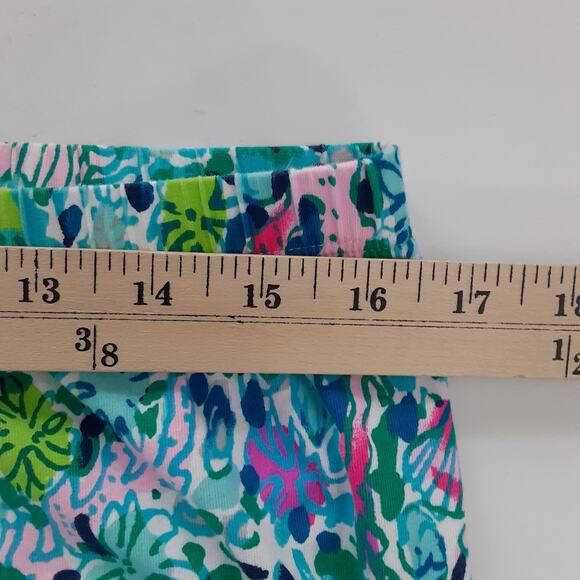 Lilly Pulitzer Girls Mini Sammy Pajama Set Multi Dive Bar Girls 12 Ocean Floral - Picture 13 of 15